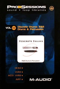 M-Audio ProSessions Vol. 02  Discrete Drums: R&B Drums and Percussion - Image principale