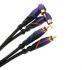 Cliquez pour agrandir <span>Monster Cable</span> Paire De Cables Dj Rca/rca Coude 1m