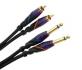 Cliquez pour agrandir <span>Monster Cable</span> Paire De Cables Dj Rca/jack 1m