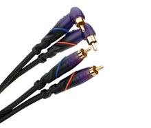 Cliquez pour agrandir <span>Monster Cable</span> Paire De Cables Dj Rca/rca Coude 1m