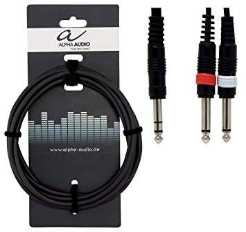 Alpha Audio JACK TRS - 2JACK 1,5m - Image principale