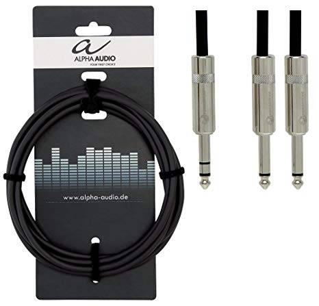 Alpha Audio JACK TRS - 2JACK 1,5m - Image principale