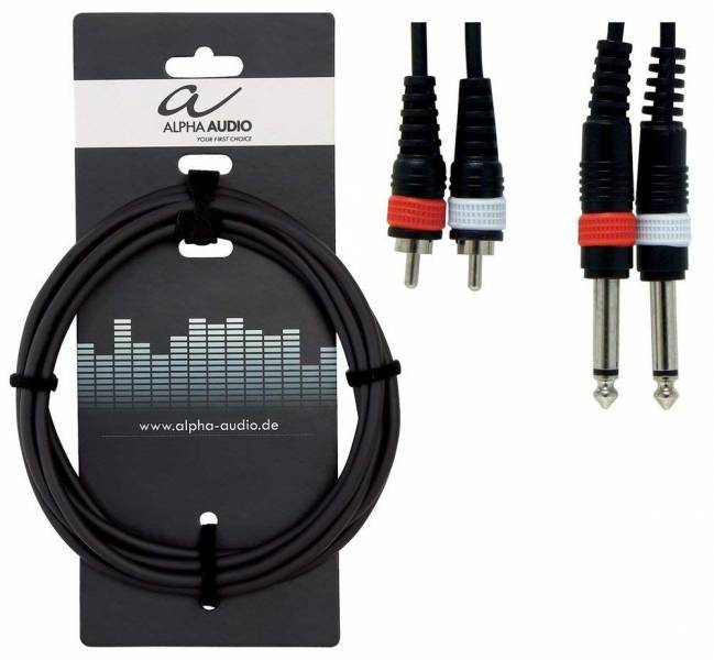 Alpha Audio 2RCA - 2JACK 1,5m - Image principale