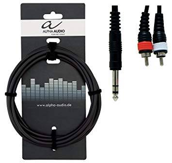 Alpha Audio JACK TRS - 2RCA 1,5m - Image principale