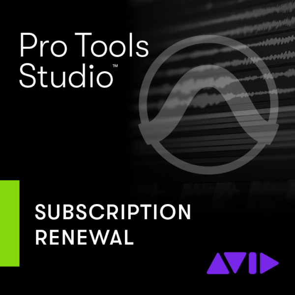 Avid Pro Tools Studio Souscription - Renouvellement licence 1 an - Image principale