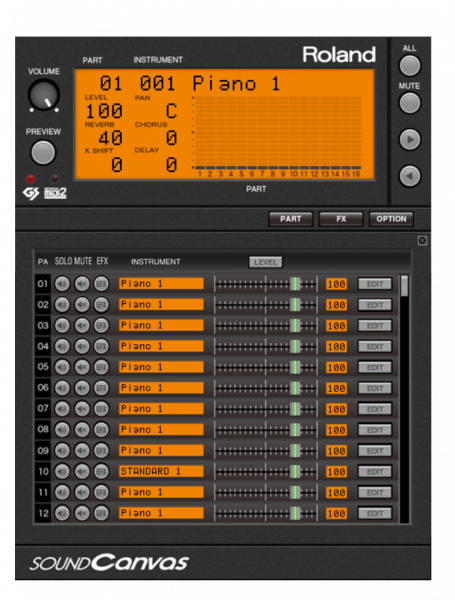 Roland Cloud Sound Canvas VA - Image principale