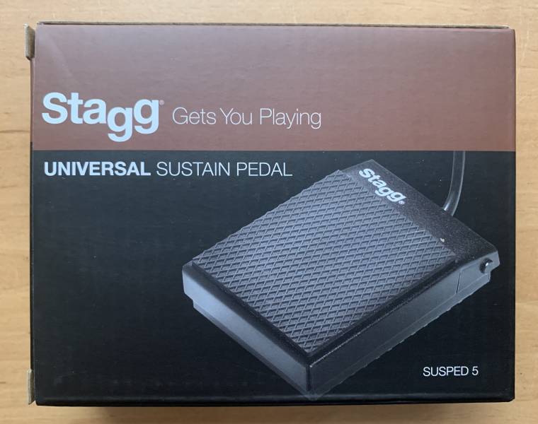 Stagg SUSPED-10 - Pédale de sustain universelle pour piano ou