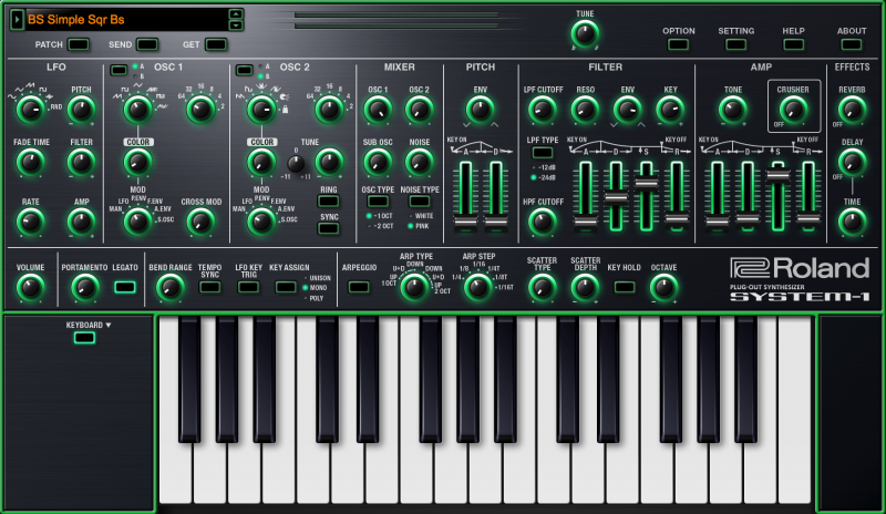 Roland Cloud System-1 - Image principale