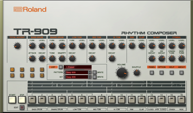 Roland Cloud TR-909 - Image principale
