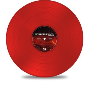 Native Instruments Traktor Scratch Control Vinyl MK2 - RED - Image principale