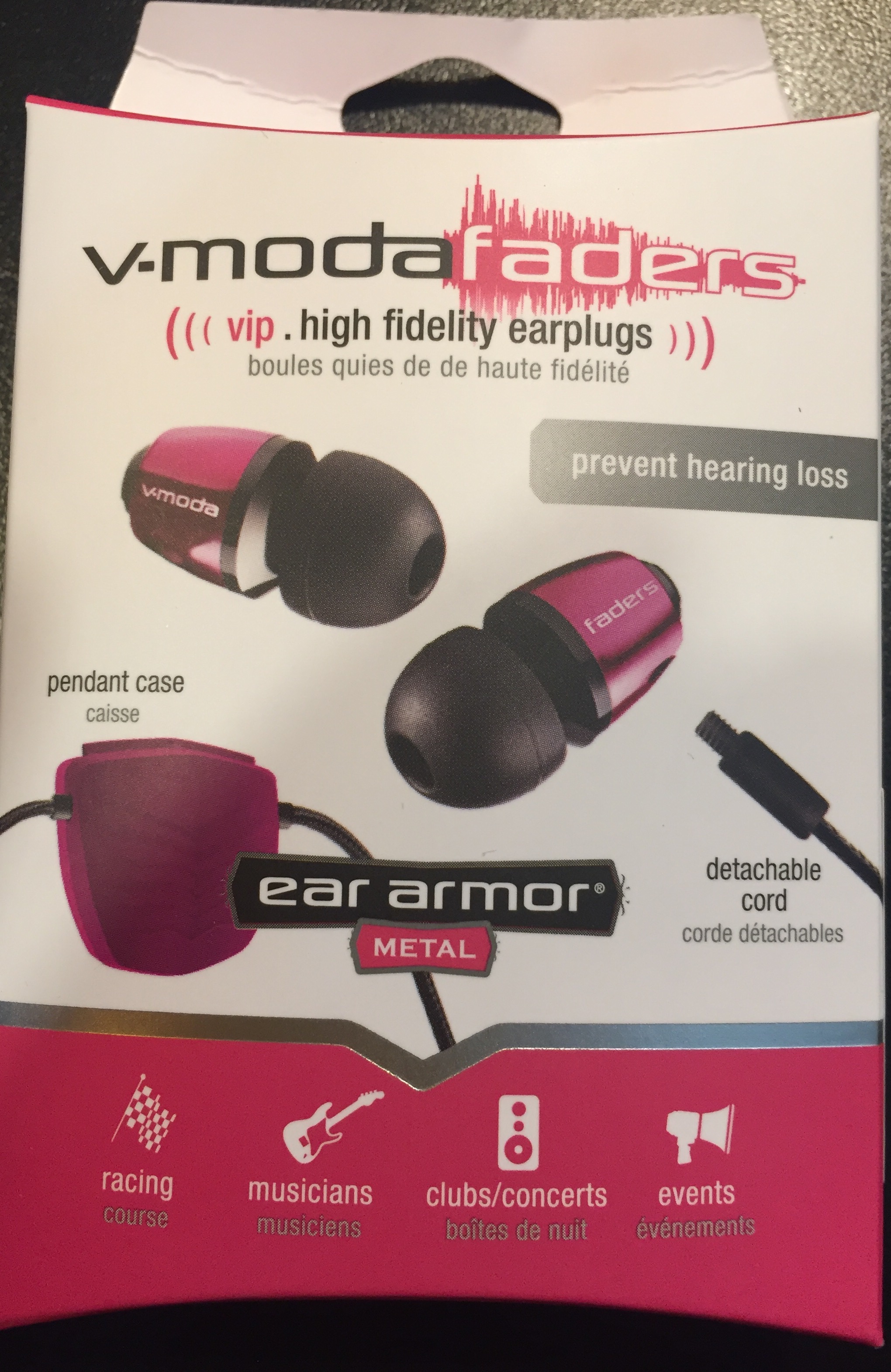 mental sammensatte favorit V-MODA VMODAfaders Pink - 25,00€ - Espace Claviers