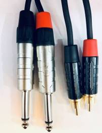 Pro Line 2 RCA / 2 JACKS 3 m - Image n°1